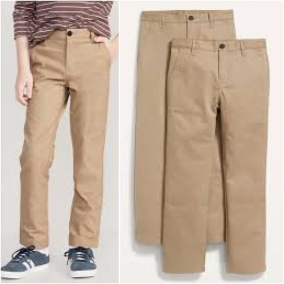 Old Navy Other - (2) Old Navy Boys School Uniform Pants sz 18 in Khaki